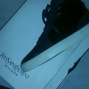 Saint laurent Ysl Malibu med sneakers anthracite/n